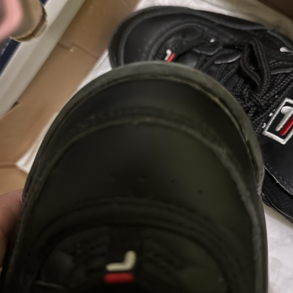 Fila Black Chunky Platform Sneakers. - Picture 5 of 5